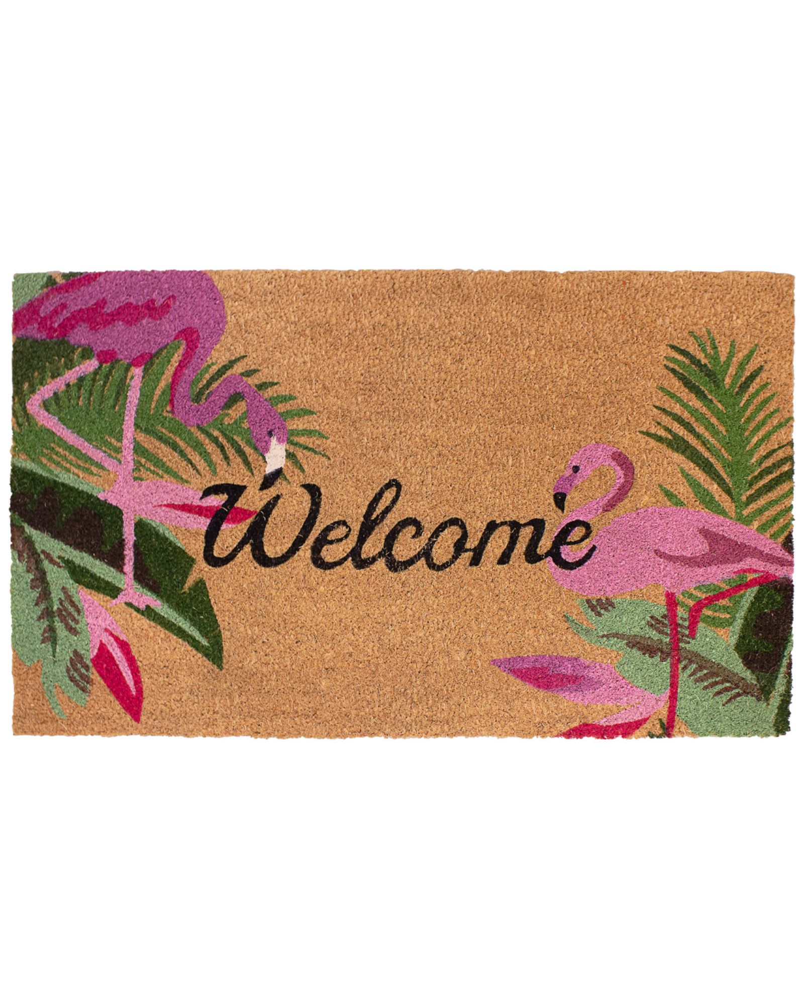 Коврик для ног Storm Stopper Flamingo All Weather Natural Coir 18" x 28"