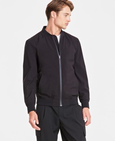 Alfani Men's Regular-Fit Water-Resistant Full-Zip Bomber Jacket, Created for Macy's