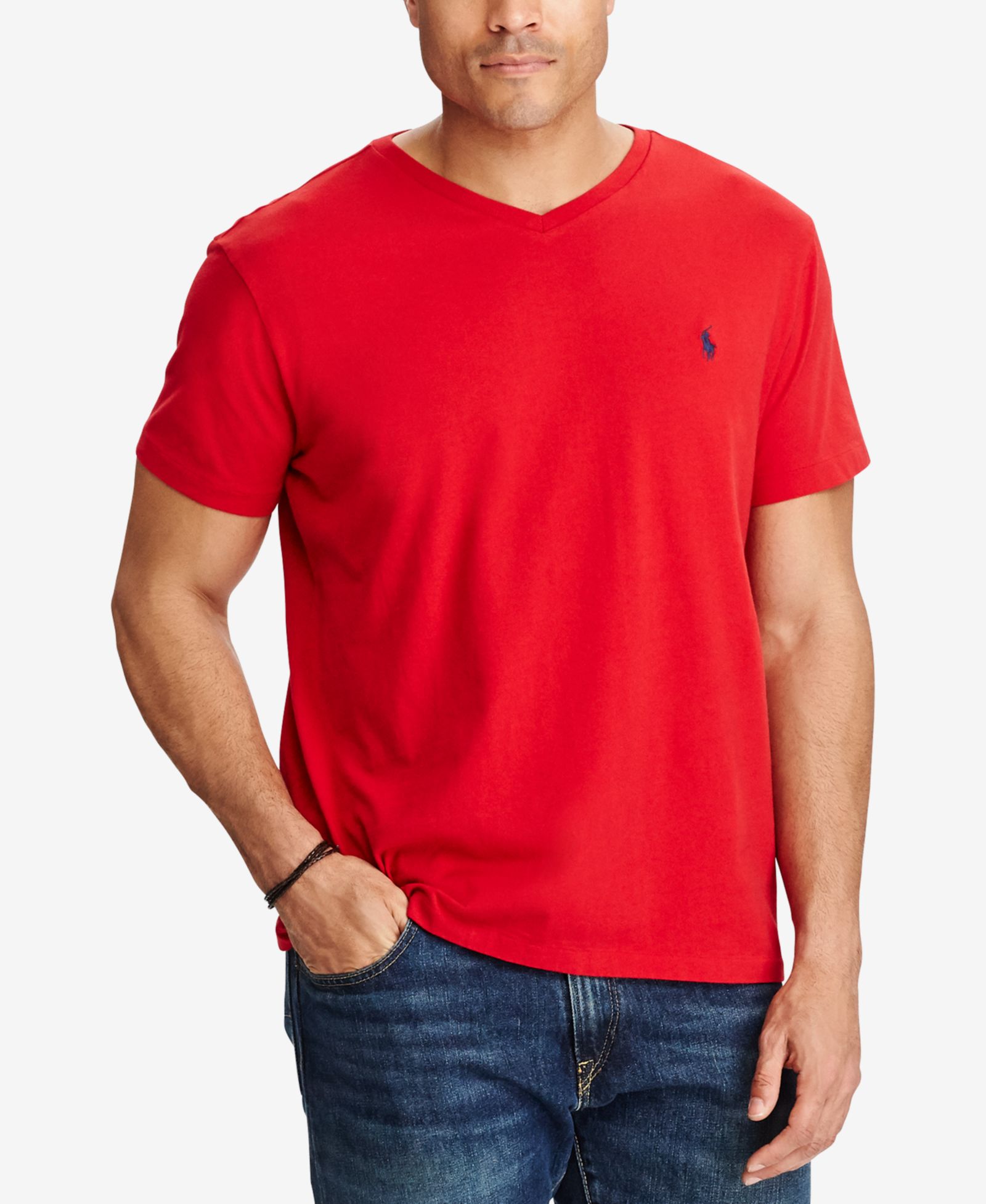 Polo Ralph Lauren Men's Big & Tall V-Neck T-Shirt
