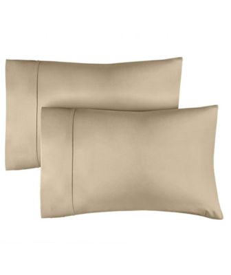 CGK Unlimited 400 Thread Count 100% Cotton Pillowcase Set of 2 - Soft Sateen Pillow Covers