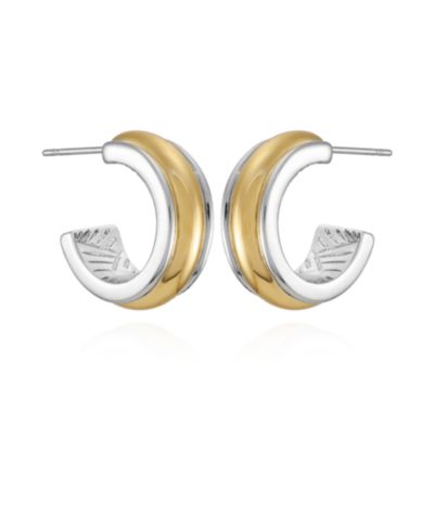 T Tahari двухцветные серьги-кольца