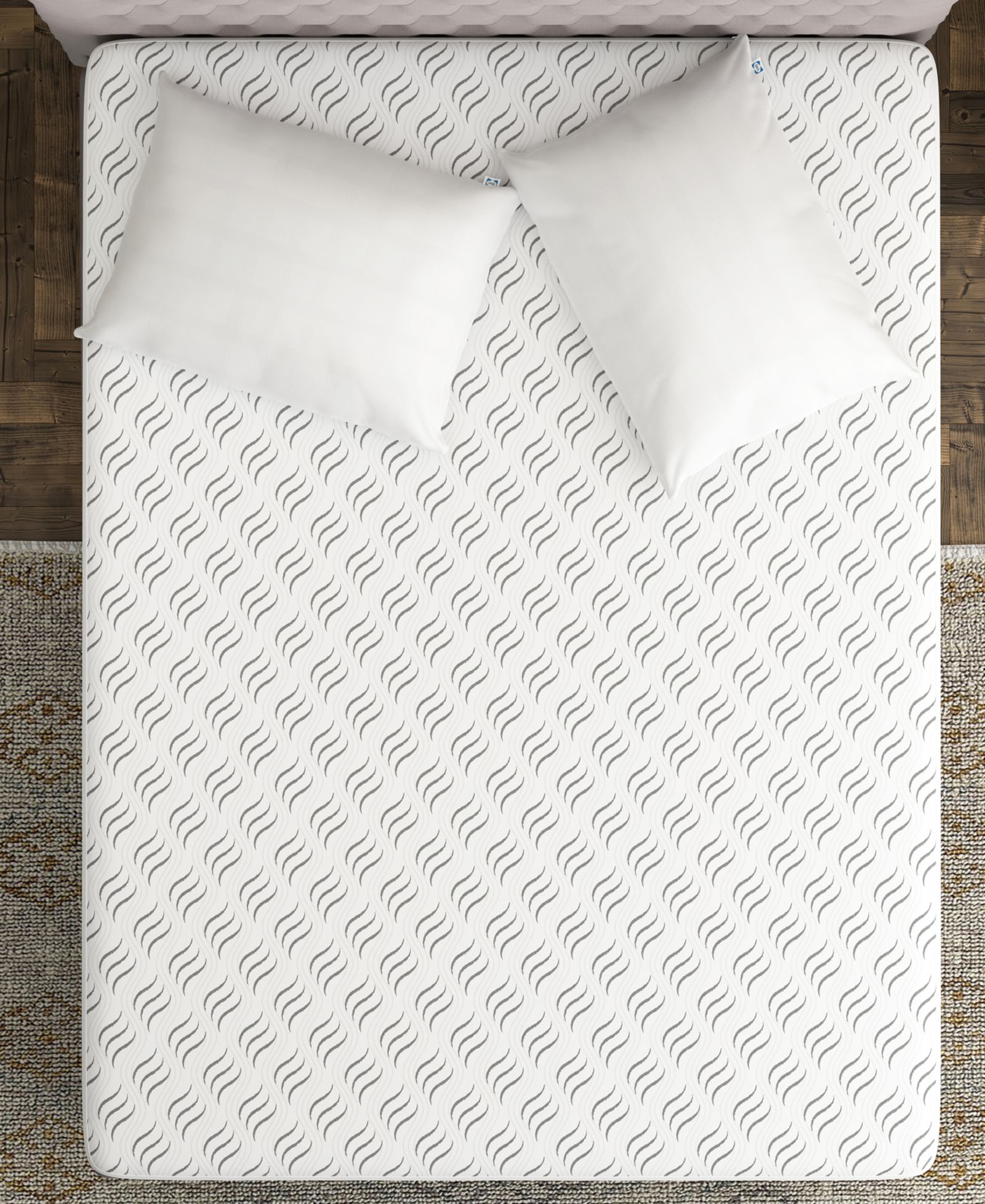Sealy Flex Charcoal Waterproof Mattress Protector, King