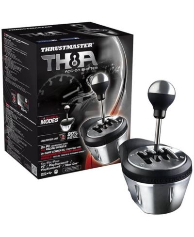 Thrustmaster TH8A Wired Sequential Shift Add-On Gearbox Shifter for PC, PS3, PS4, Xbox One