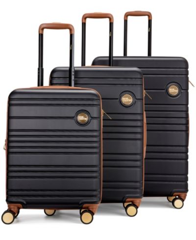 Набор чемоданов Miami CarryOn Brickell 3 Piece Expandable Retro Spinner