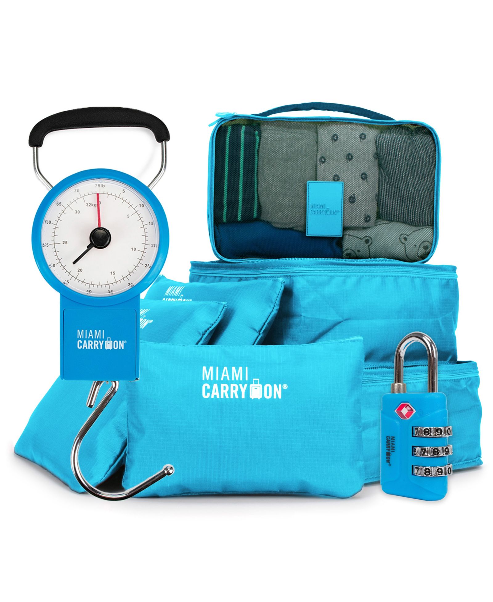 Набор дорожных аксессуаров Miami CarryOn Essential Travel Kit Combo