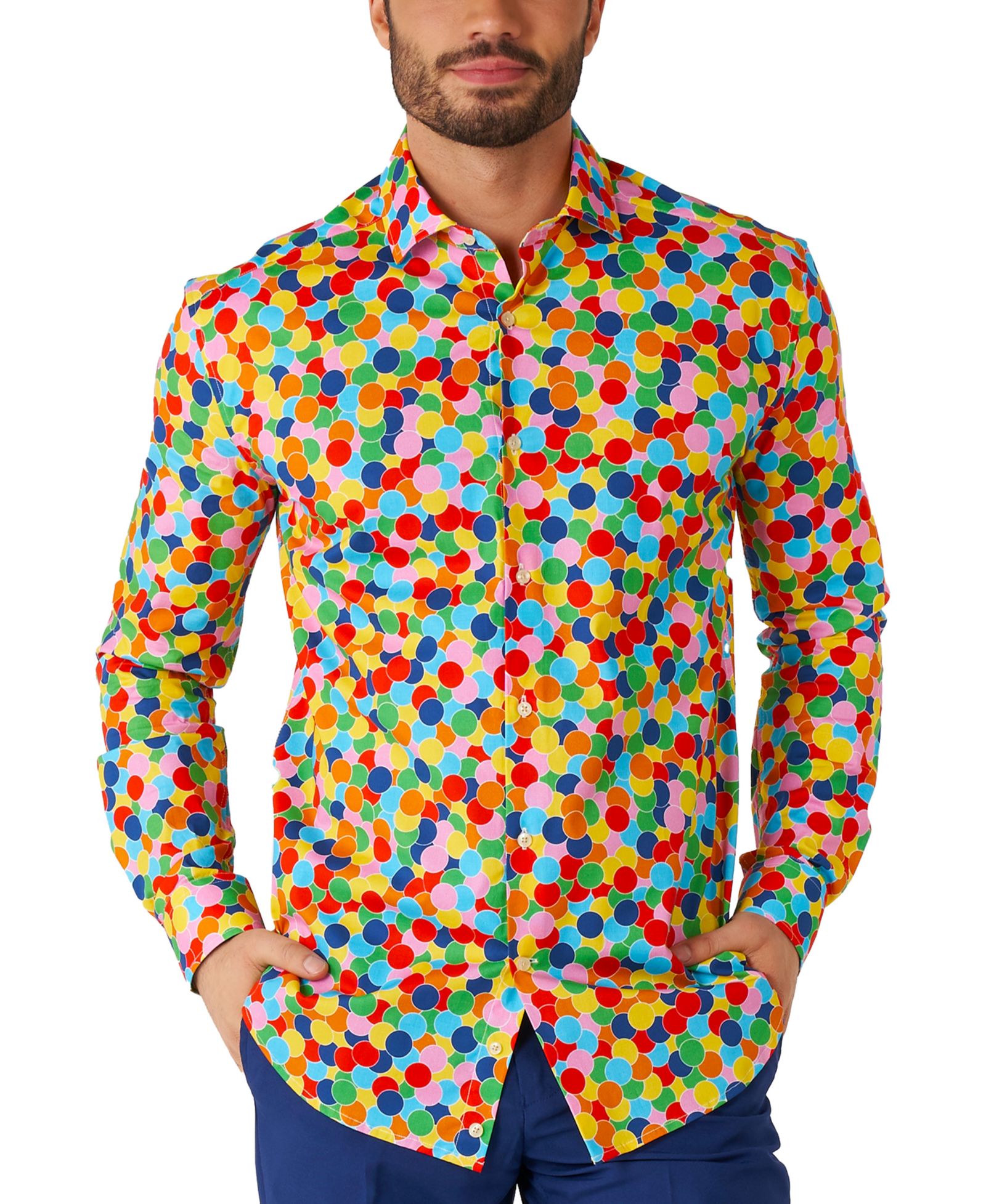 Рубашка OppoSuits Big & Tall LS Confetteroni