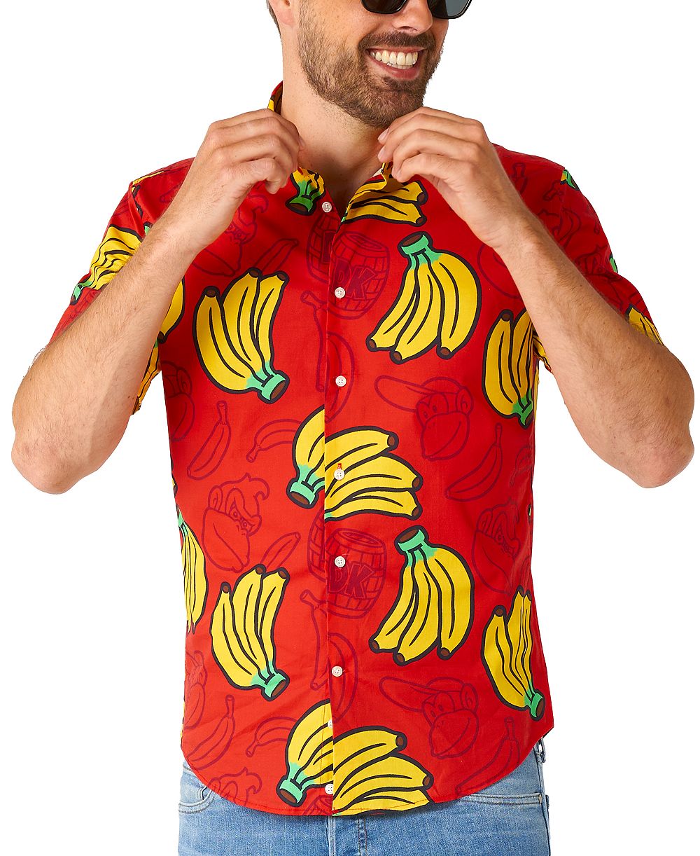 OppoSuits Men's SHIRT Short Sleeve Donkey Kong