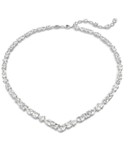 Ожерелье Swarovski Silver-Tone Crystal V-Shape