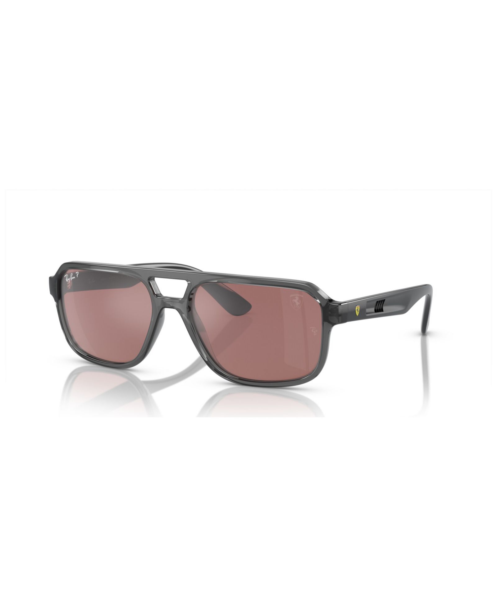 Ray-Ban Унисекс поляризованные солнцезащитные очки, зеркальные RB4414M