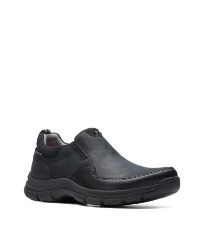 Clarks Мужские кожаные туфли Walpath Step Slip On