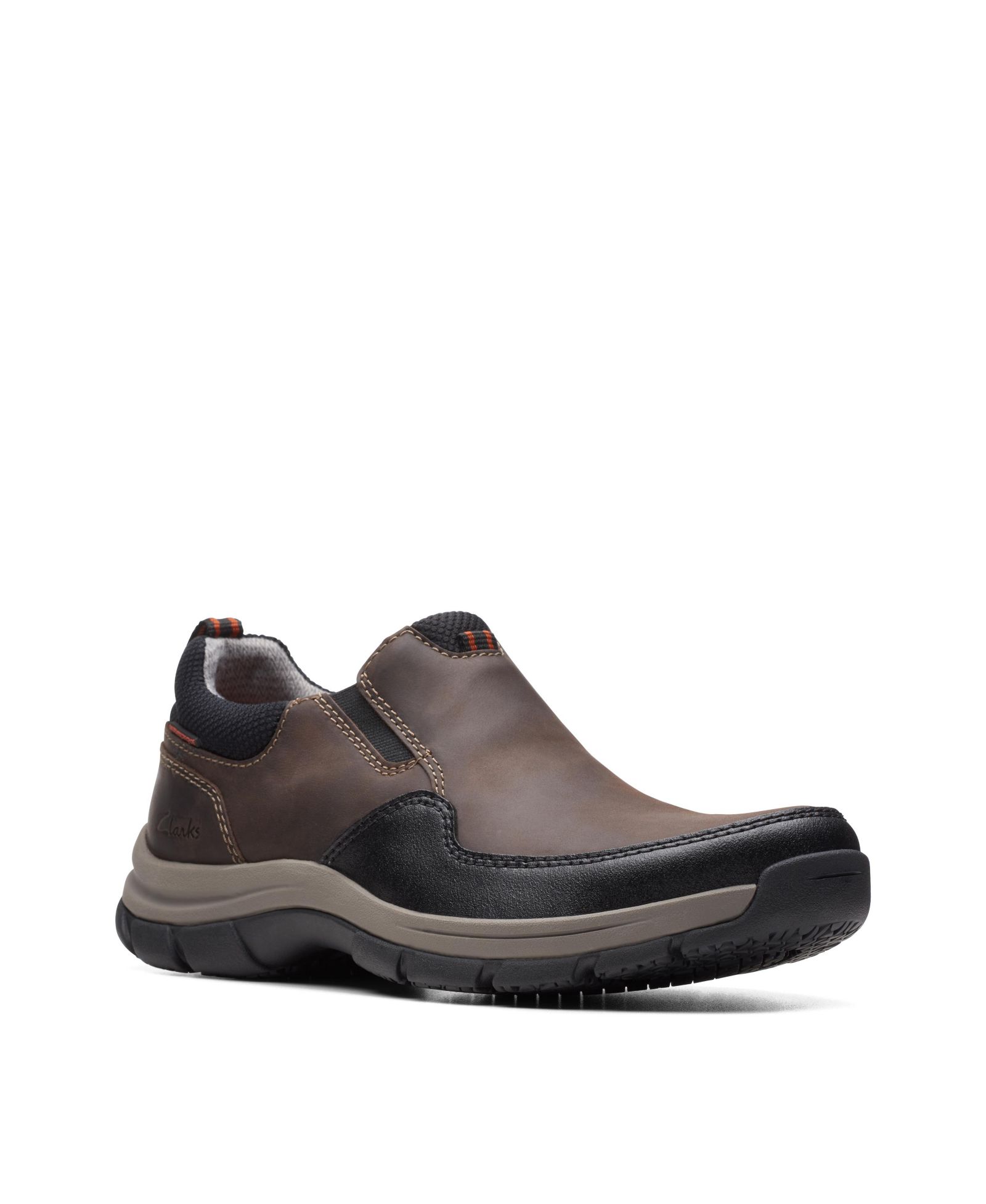 Clarks Мужские кожаные туфли Walpath Step Slip On