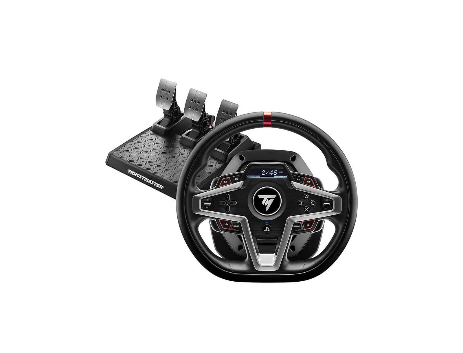 Thrustmaster T248 Wired Magnetic Paddle Shifters Racing Wheel and Magnetic Pedals for Xbox Series X|S, Xbox One, PC