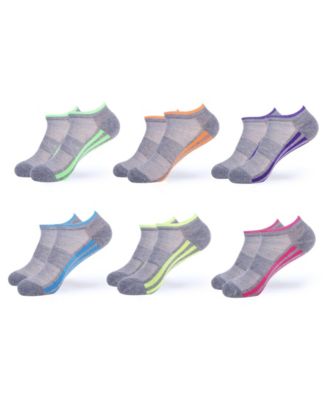 Gallery Seven Women's No-Show Sports Socks 6 Pack