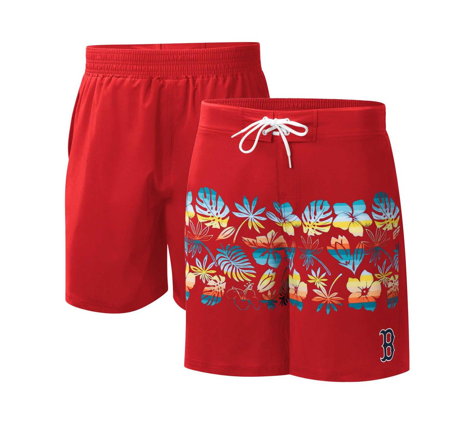 Мужские плавательные шорты G-III Sports by Carl Banks Red Boston Red Sox Breeze Volley