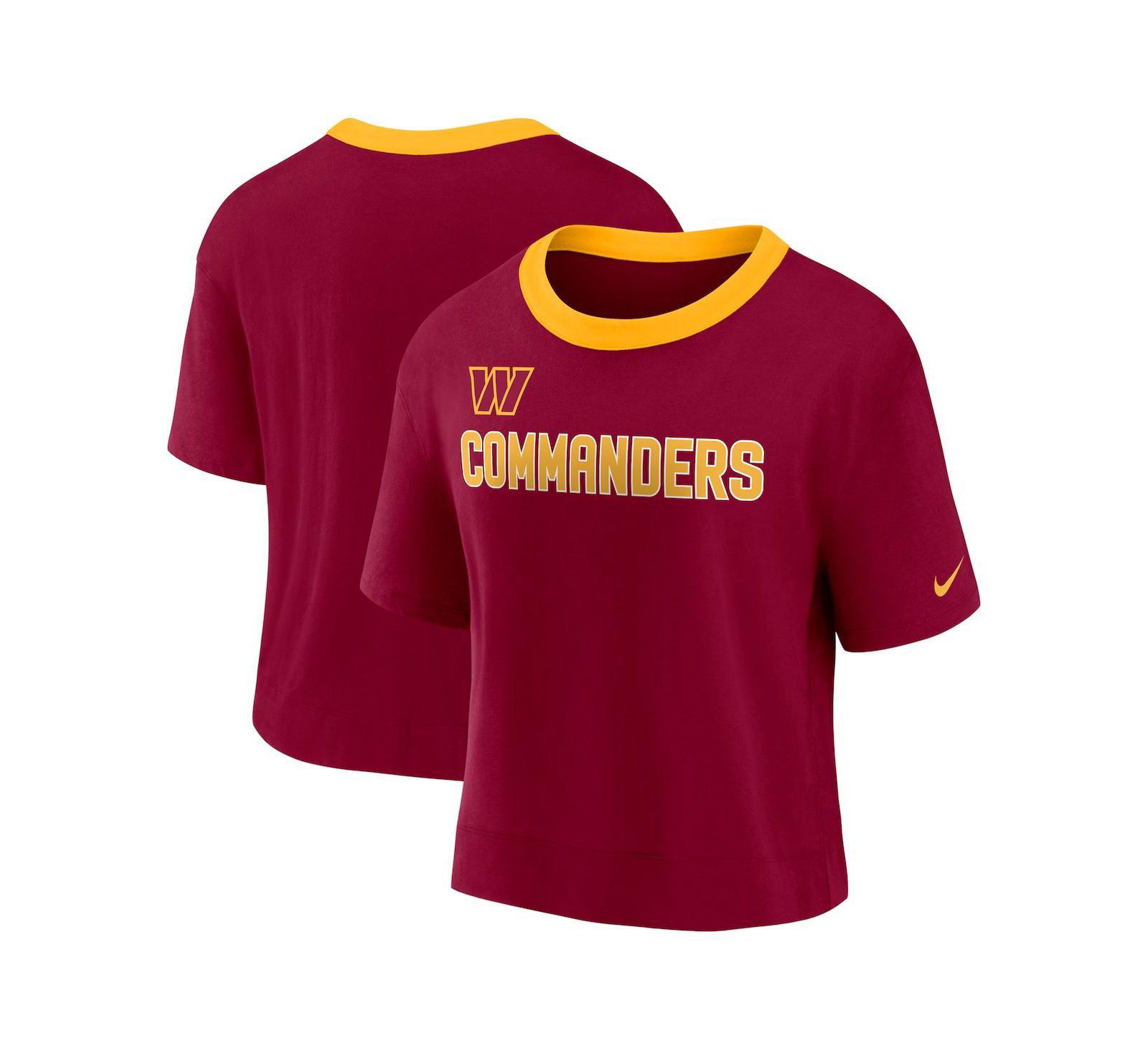 Nike Женский топ Cropped Burgundy Washington Commanders
