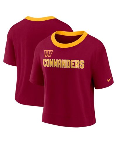 Nike Женский топ Cropped Burgundy Washington Commanders