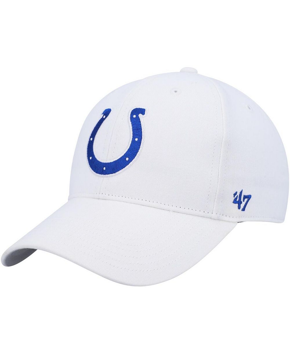 Big Boys and Girls '47 Brand белая кепка Indianapolis Colts Secondary MVP Adjustable Hat