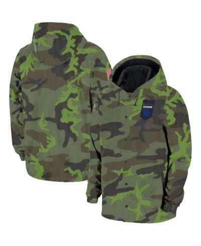 Мужская куртка-толстовка Nike Camo Kentucky Wildcats Full-Snap