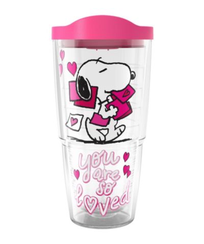 Tervis Peanuts - Snoopy - You Are So Loved Made in USA Double Walled  Insulated Tumbler Travel Cup Keeps Drinks Cold and Hot, 24oz, Classic