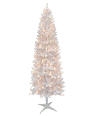 Puleo 6' Pre-Lit Carson Artificial Pine Tree