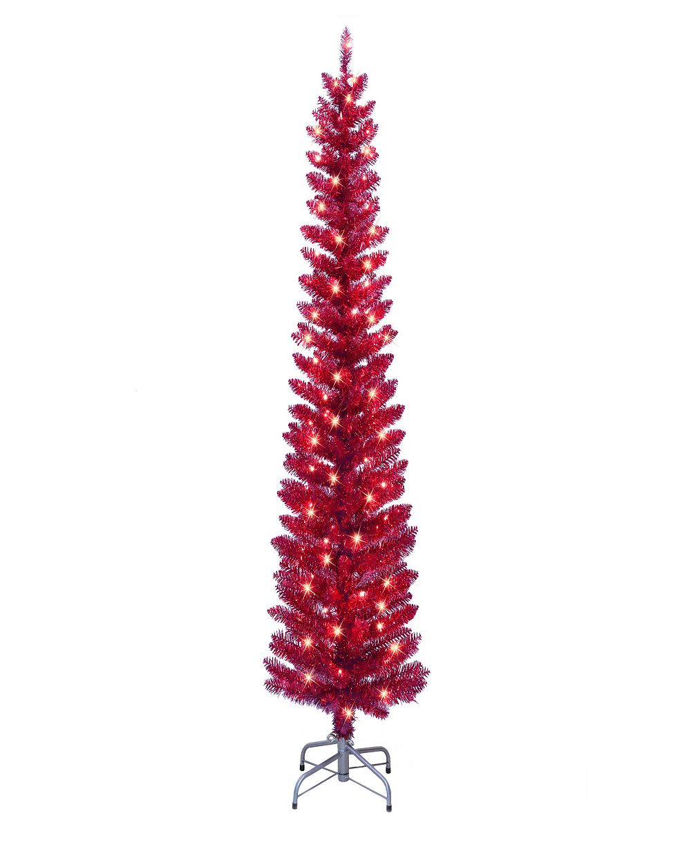 Искусственная елка Puleo 6' Pre-Lit Tinsel