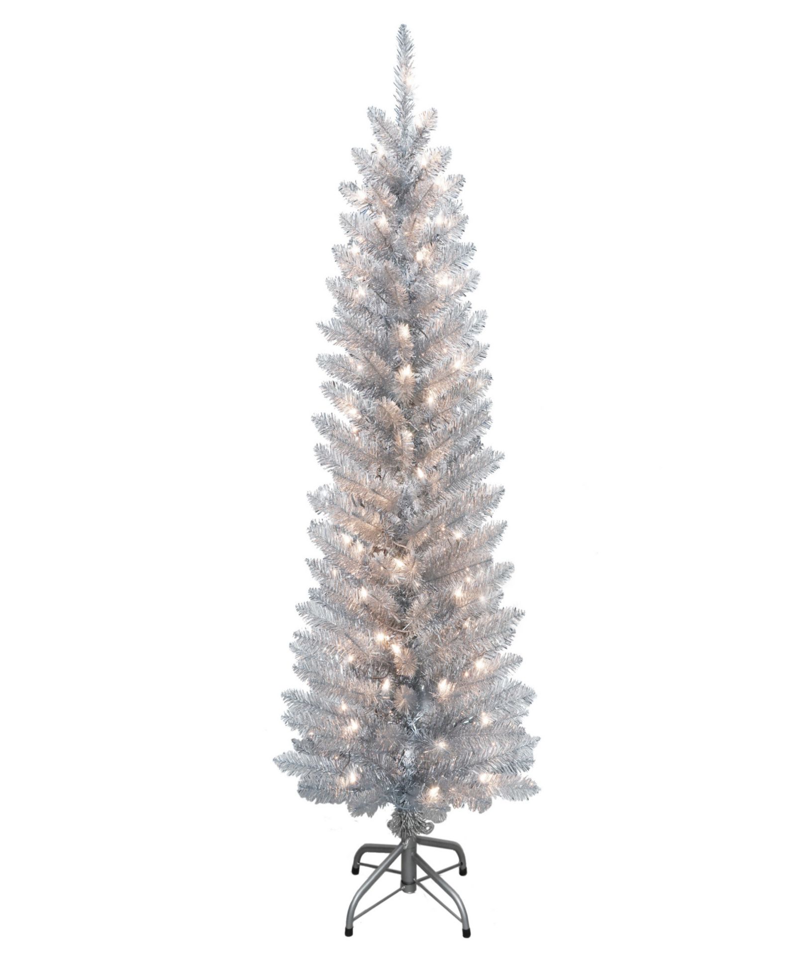 Искусственное дерево Puleo 4.5' Pre-Lit Tinsel