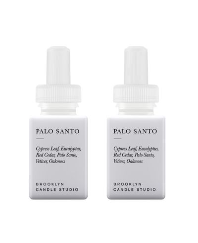 Pura Brooklyn Candle Studio - Palo Santo - Ароматический рефил для умного диффузора - до 120 часов аромата на флакон - 2 шт.