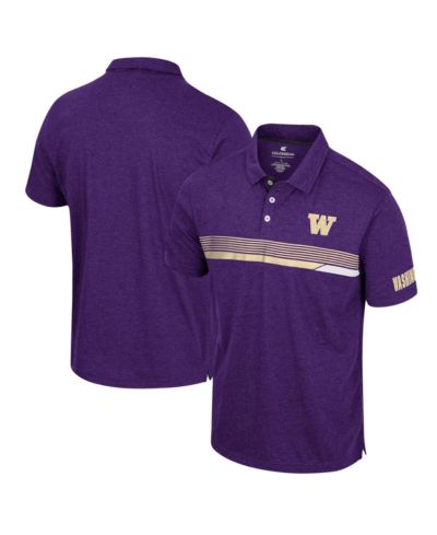 Мужская рубашка-поло Colosseum Purple Washington Huskies No Problemo
