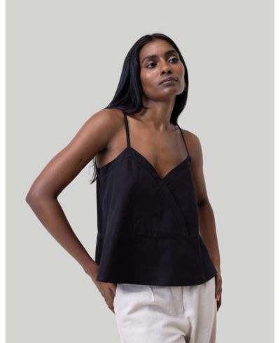Reistor Women's V-neck Camisole with Lace