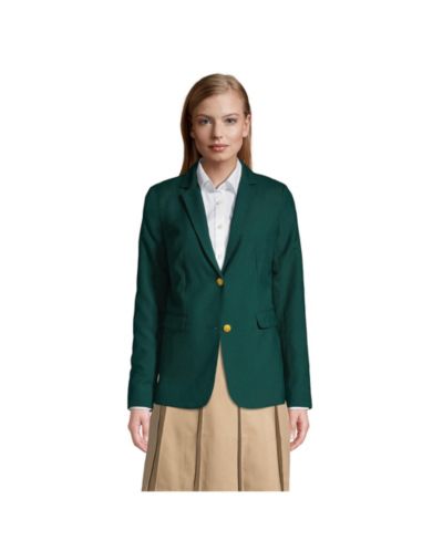 Lands' End Женский блейзер Hopsack