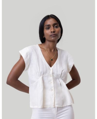 Reistor Women's Deep V-neck Short Top