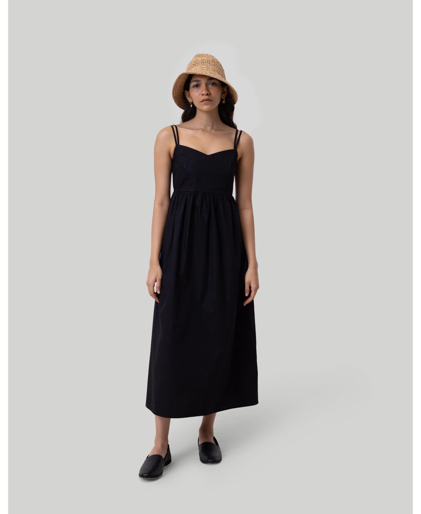 Женское платье Reistor Strappy Gathered Midi