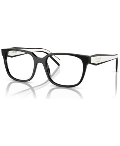 Prada Woman Rectangle Plastic PR 17ZV Eyeglasses