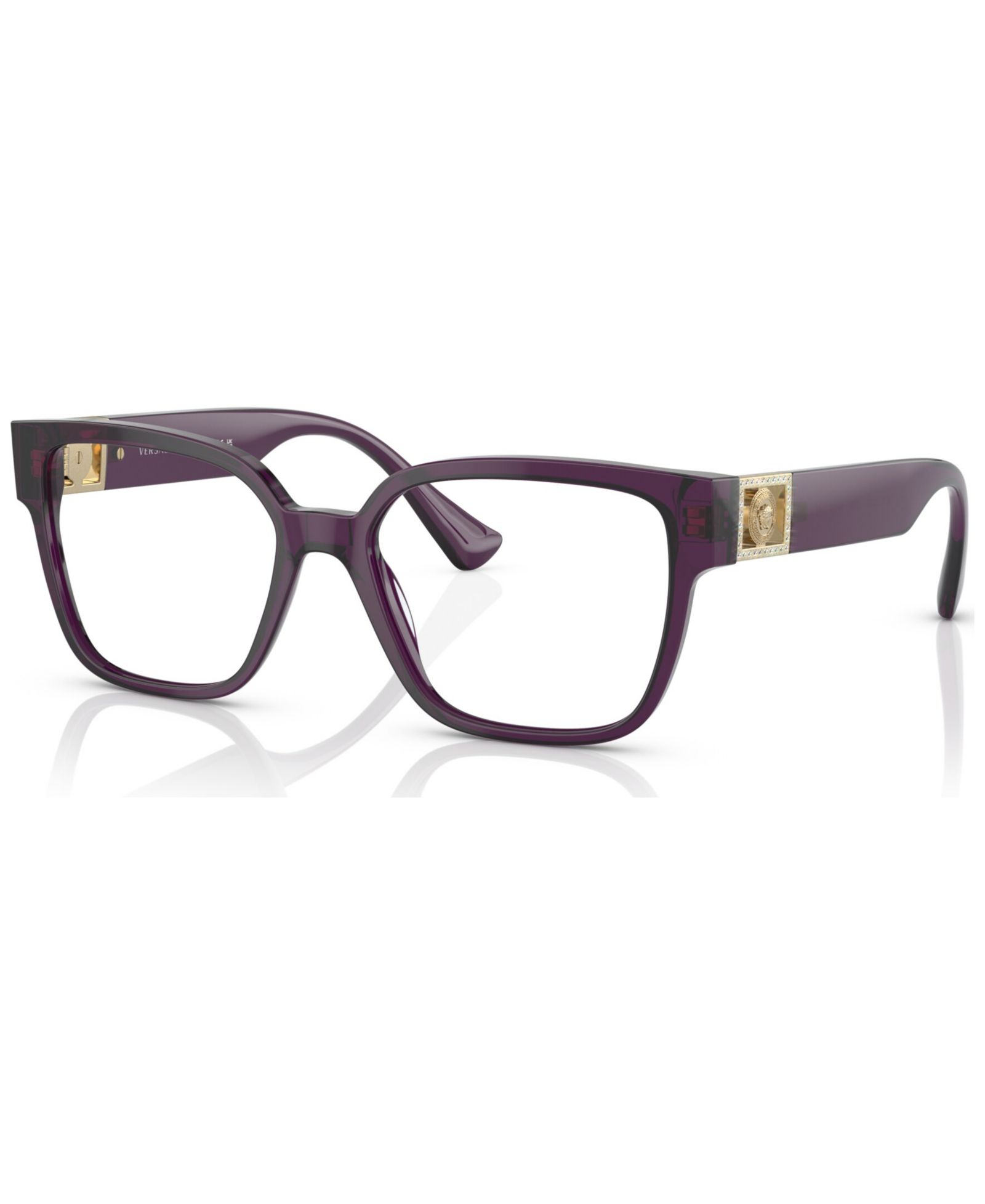 Versace Woman Square Plastic VE3329B Eyeglasses