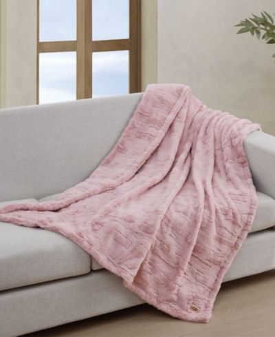 Декоративная накидка UGG® Valor Textured Faux Fur Throw 50" x 70"