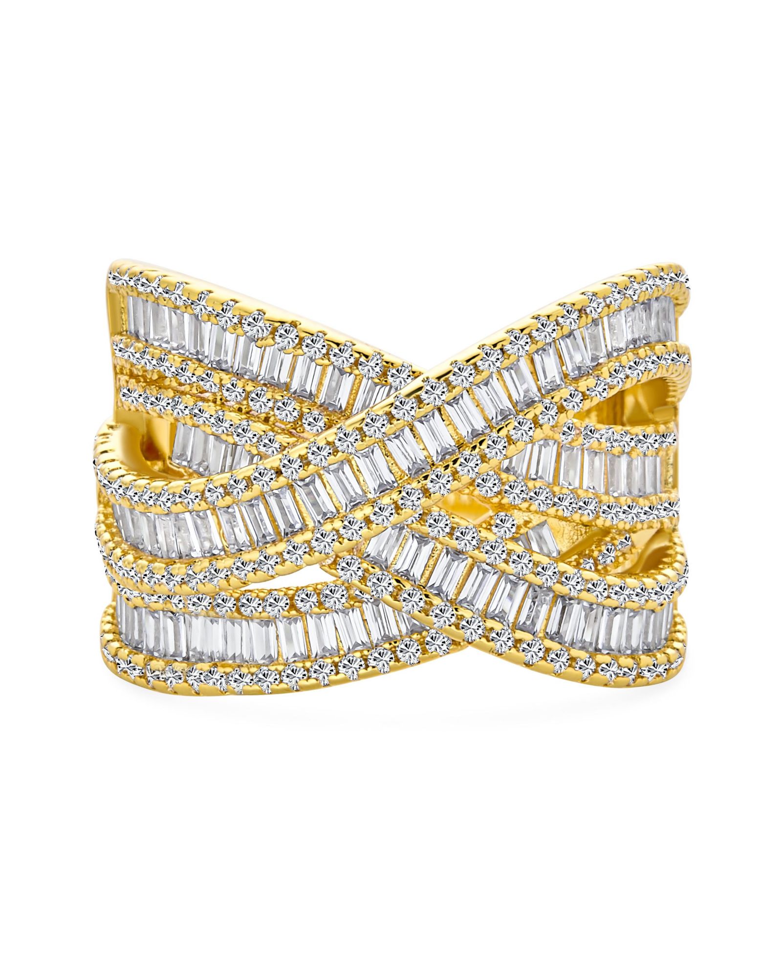 Bling Jewelry современное кольцо с кубическим цирконием CZ