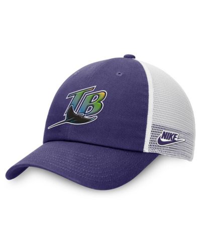 Мужская кепка Nike Tampa Bay Rays Rise, фиолетово-белая, регулируемая