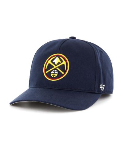 Мужская кепка '47 Brand Navy Denver Nuggets Hitch Snapback