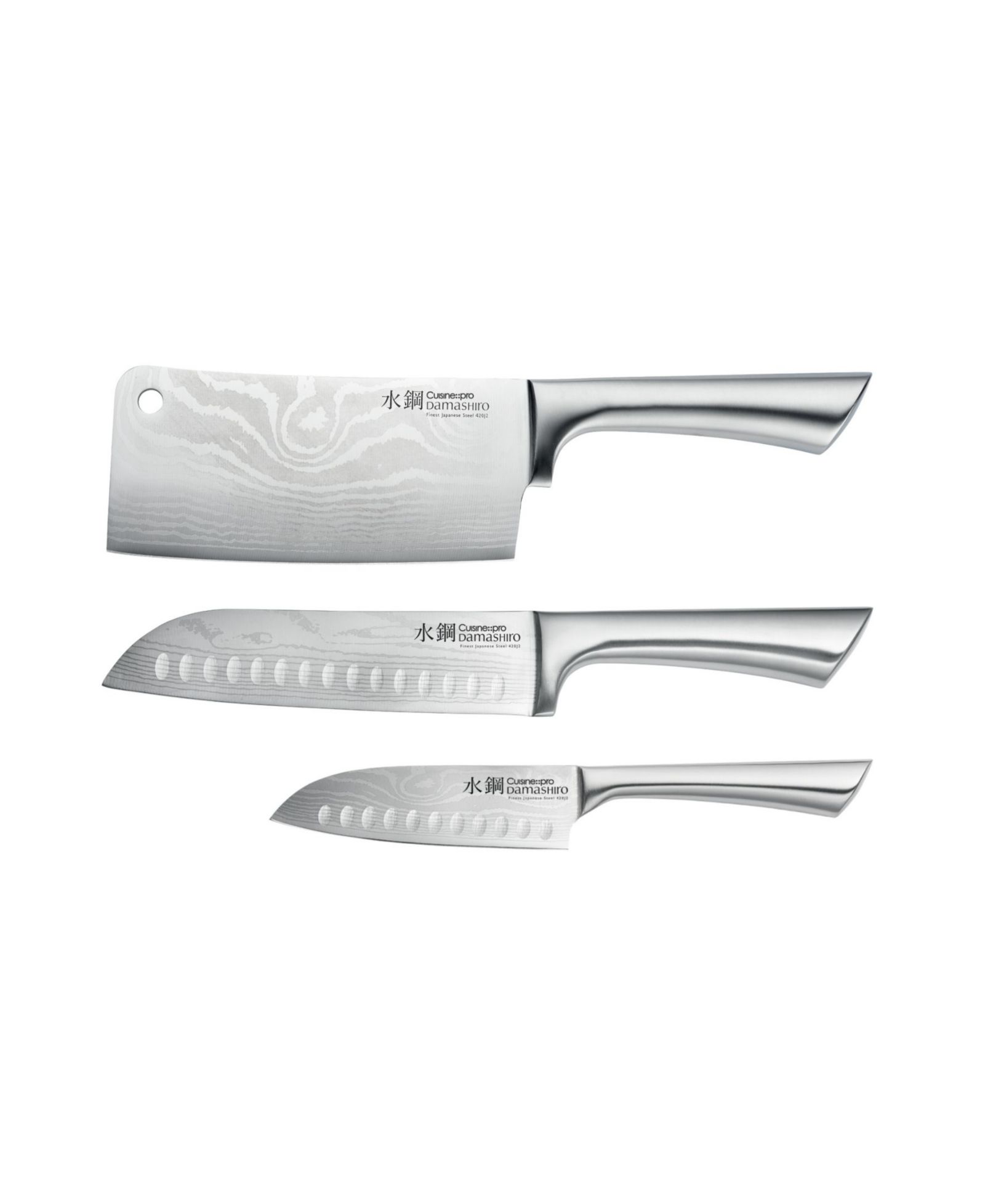 Cuisine::pro® Damashiro® Ultimate Steel 3 Piece Knife Set