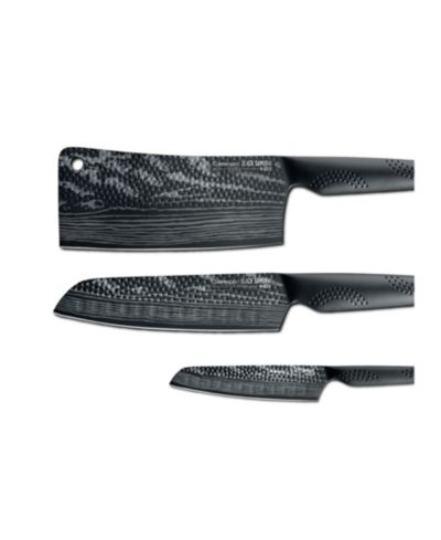 Cuisine::pro®  iD3® BLACK SAMURAI® Ultimate Steel 3 Piece Knife Set
