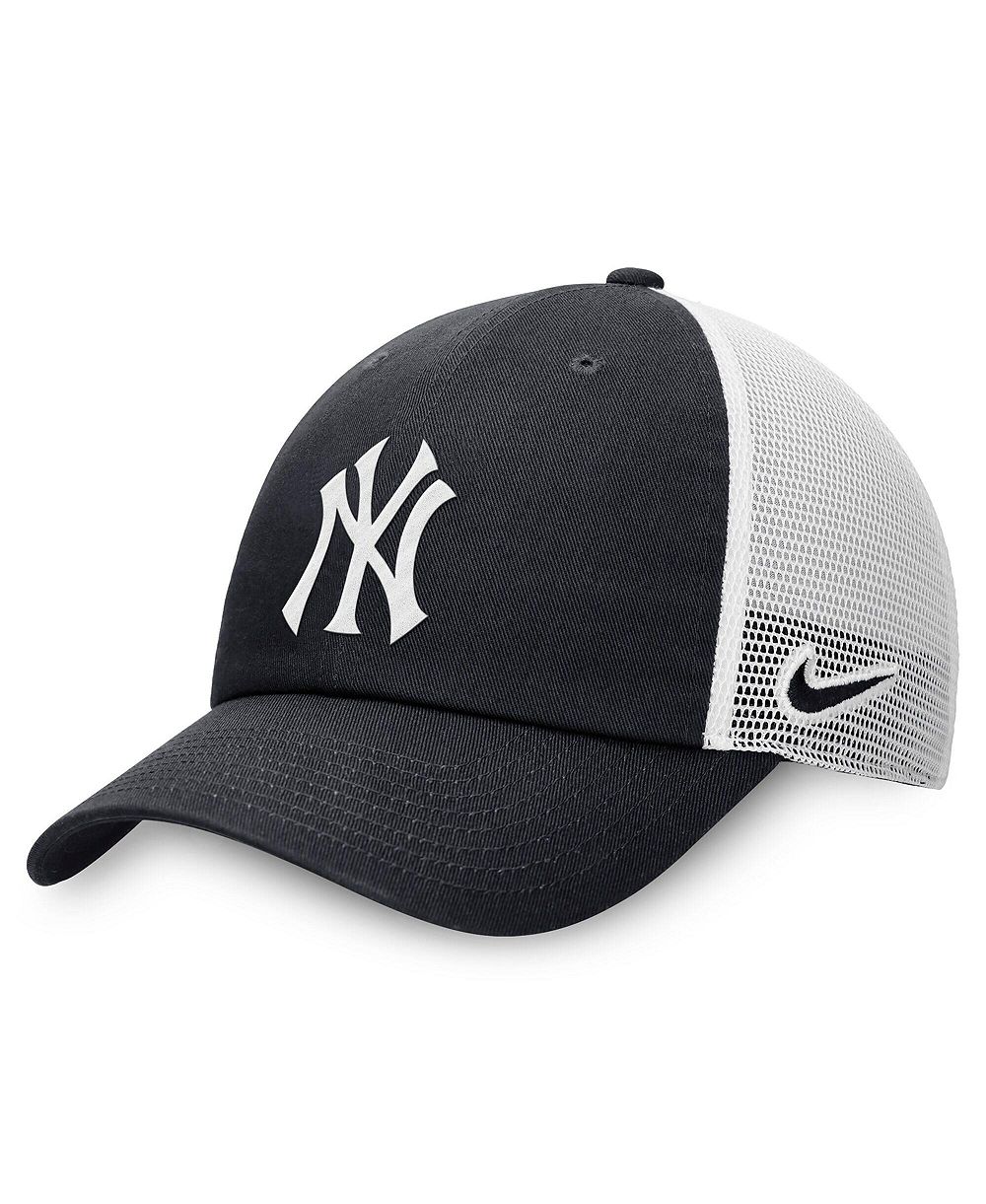 Nike Женская регулируемая кепка-тракер New York Yankees Club Navy/White