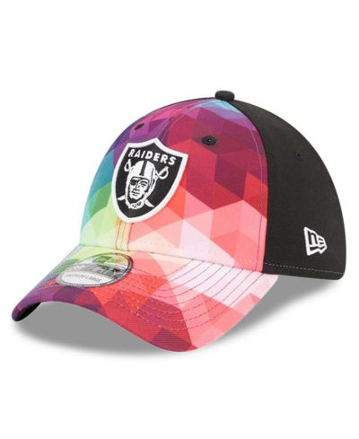 Мужская кепка New Era Pink Las Vegas Raiders 2023 NFL Crucial Catch 39THIRTY Flex