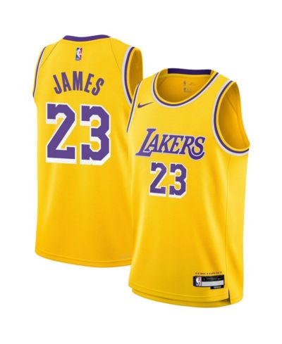 Детская джерси Nike LeBron James Gold Los Angeles Lakers Swingman - Icon Edition