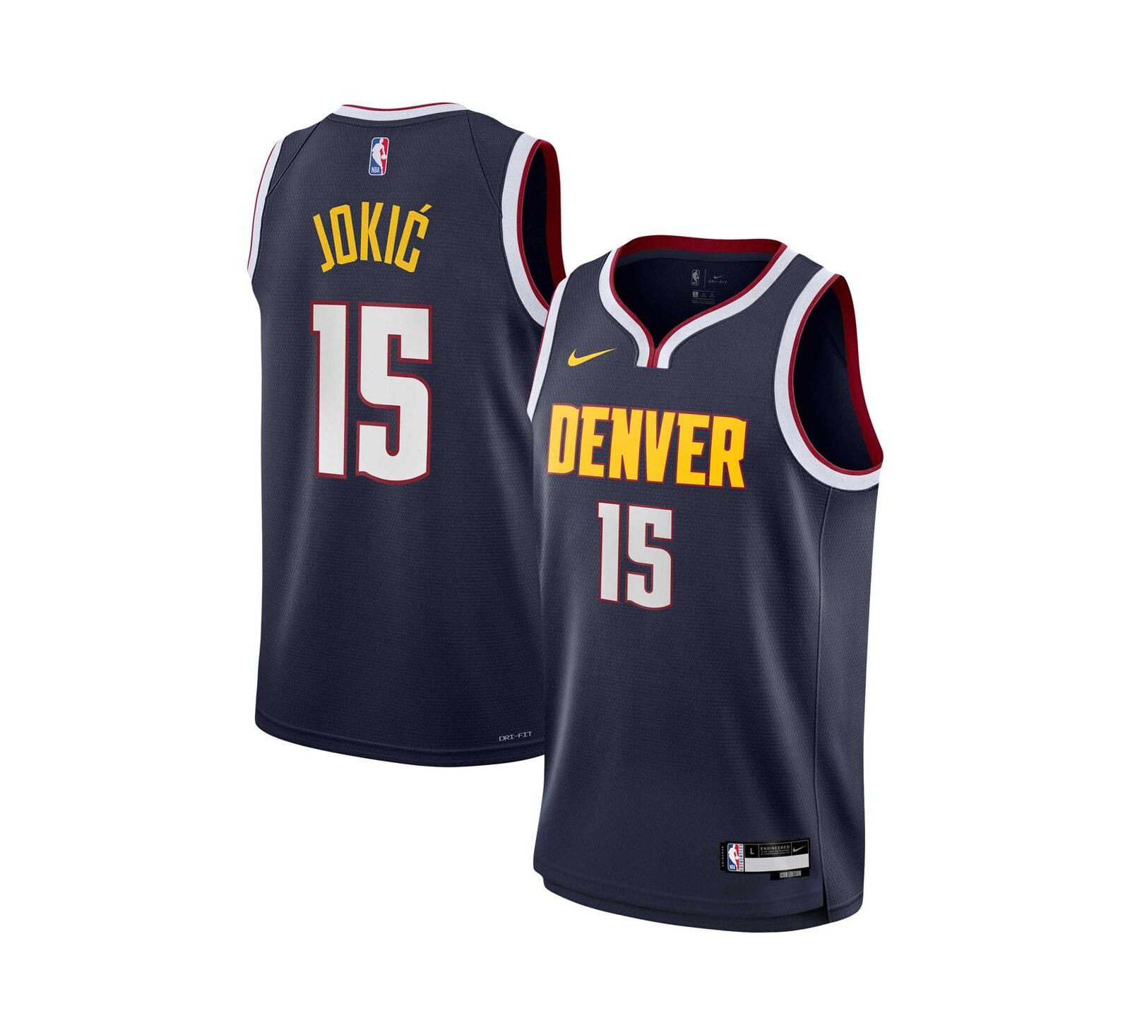Nike Никола Йокич детская джерси Denver Nuggets Swingman Icon Edition