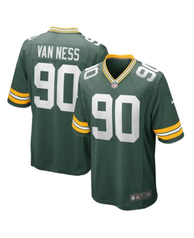 Мужская джерси Nike Lukas Van Ness Green Green Bay Packers 2023 NFL Draft First Round Pick Game Jersey