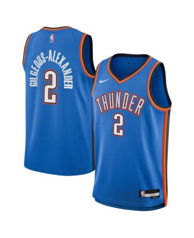 Детская джерси Nike Shai Gilgeous-Alexander Blue Oklahoma City Thunder Swingman - Icon Edition