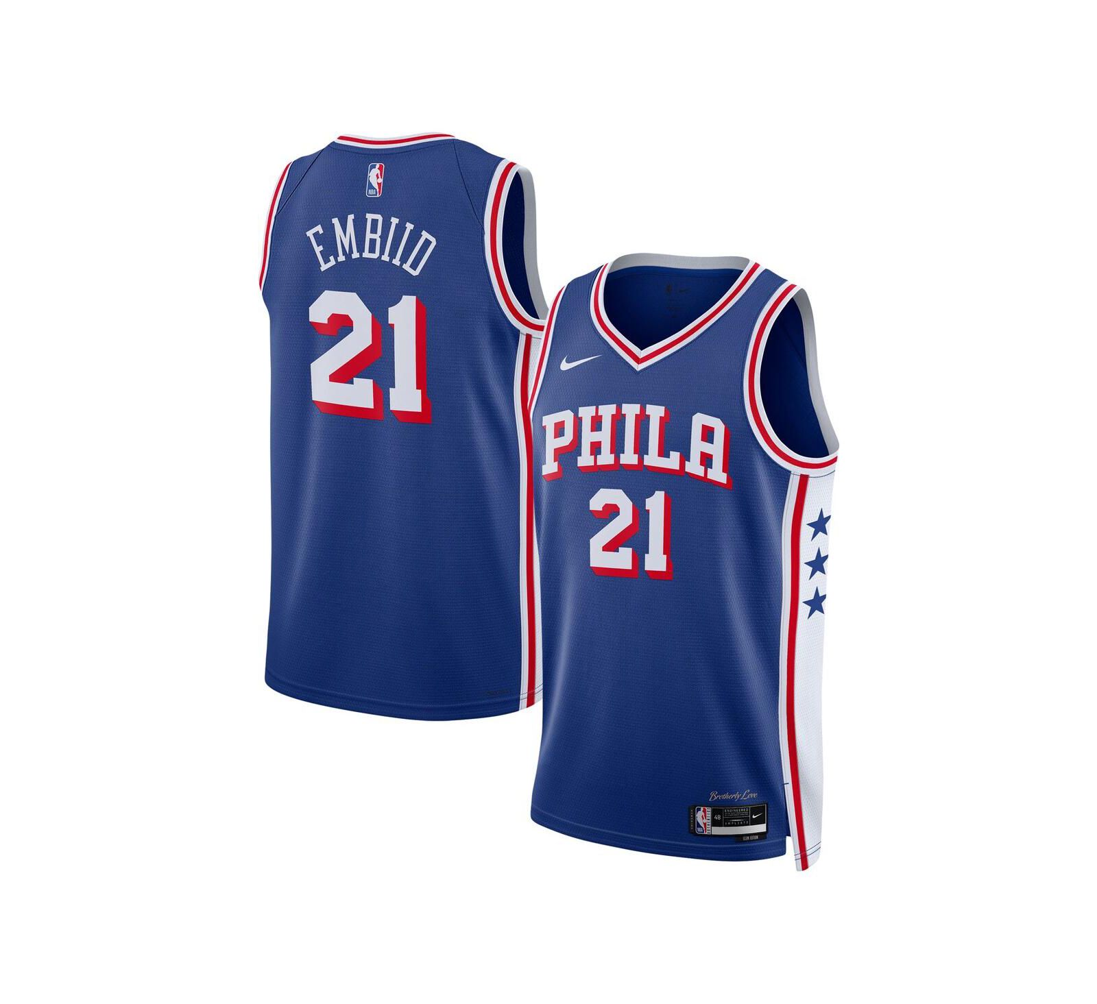 Детская джерси Nike Joel Embiid Philadelphia 76ers Swingman