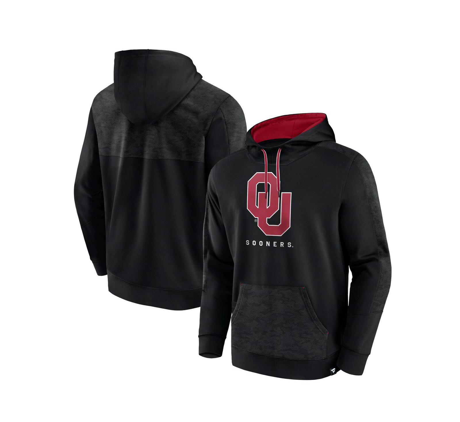 Мужское худи Fanatics Black Oklahoma Sooners Defender Pullover