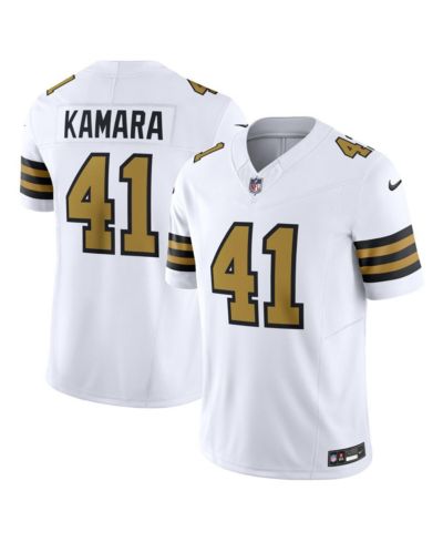 Джерси Nike Men's Alvin Kamara White New Orleans Saints Alternate Vapor F.U.S.E. Limited