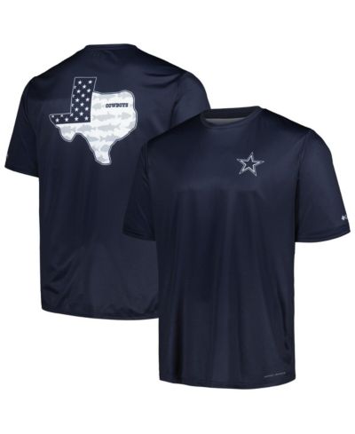 Мужская футболка Columbia Dallas Cowboys Terminal Tackle Omni-Shade Texas